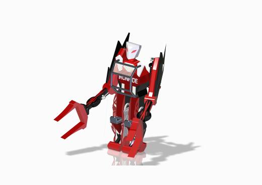 Loader机器人造型3D数模图纸 STP格式缩略图